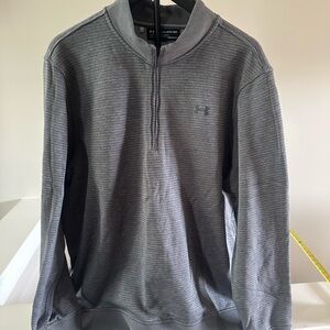 Under Armour Men's Zip-Up Gray Sweater